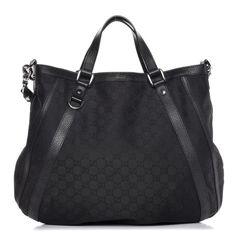 gucci abbey convertible tote black